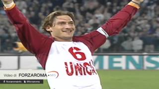 Francesco Totti gli 11 gol segnati ai derby [upl. by Calle]