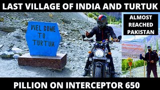 TOOK INTERCEPTOR 650 MARK 2 TO THE LAST VILLAGE OF INDIA  RIDING WITH PILLION ON INCLINES [upl. by Ahsienahs]