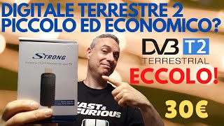 OTTIMO nuovo DIGITALE TERRESTRE 2 piccolo ed economico  Review [upl. by Ahsiak447]