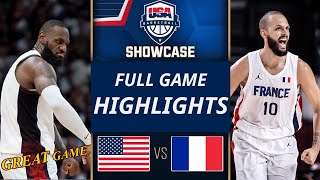 USA vs France  Full Game  Today Friendly International USAB SHOWCASE [upl. by Brigham217]