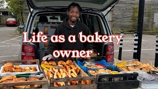 Life as a bakery 34yr old bakery owner who works solo prep bake and sell bakerylife [upl. by Nasas]