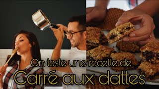 On teste une recette de carré aux dattes [upl. by Cavit798]