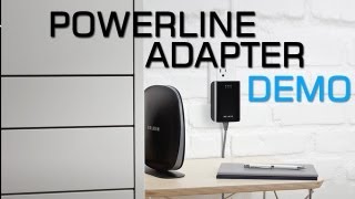 Belkin VideoLink 3 Powerline Adapter Demo [upl. by Rubma]