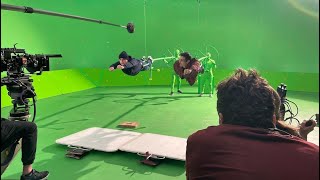 Jonathans First Flight  Michael Bishop on Green Screen  Superman amp Lois 4x04 [upl. by Allare]