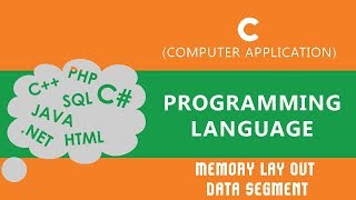 8  Memory Lay Out  Data Segment   C Language [upl. by Ahswat]