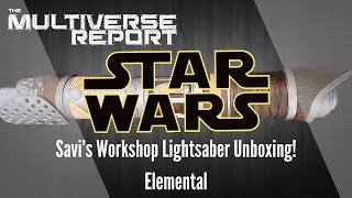 Unboxing Savis Workshop Elemental Nature Lightsaber [upl. by Ardnasxela111]