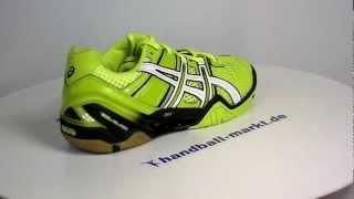 Asics GelBlast 4 Handballschuhe  neon yellow [upl. by Giguere]