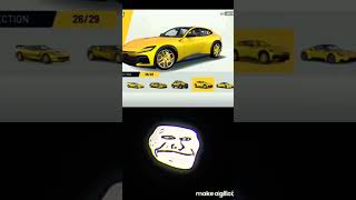 all gold car collection 🚗 latestgamer indianbikedriving3d 😈 atitude short video ❤ [upl. by Oremoh927]