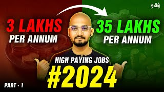 Top 10 HIGH Paying Jobs 2024  Part 1  in Tamil  Thoufiq M [upl. by Offen]