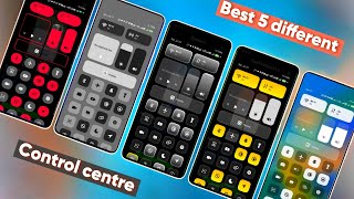 🔥 Top 5 Different Xiaomi HyperOS Control Center Theme  Apply Xiaomi HyperOS Control Center [upl. by Arreyt]