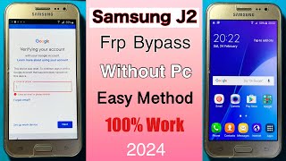 SAMSUNG J2 FRP Bypass  Without Pc  SAMSUNG J2 Google Account Lock Unlock 2024 [upl. by Winwaloe]