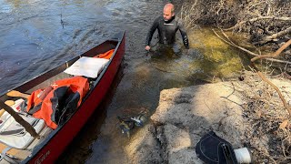 Cave Divers Explore Extremely Tight No Mount Cave [upl. by Maurili]