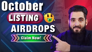 Upcoming October Listing AirdropsClaim Upto 6500 Airdrops  Airdrops listing in October Mr Rix [upl. by Aniluj]