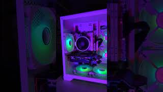 58K WHITE PC BUILD WITH 5X GIFT computerbuild pcbuildup gaming computerhardware pcbuild [upl. by Edana783]