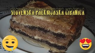 HOW TO MAKE PREKMURSKA GIBANICA  recipe  traditional Slovenian dessert  art  4K  Snicel 69 [upl. by Liza229]