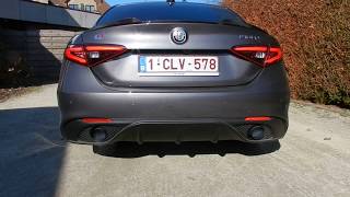 Alfa Giulia Veloce 20 Q4 with Ragazzon exhaust [upl. by Mooney]