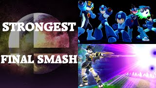 Super Smash Bros 4  Who has the strongest Final Smash knockback [upl. by Oiceladni]