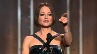 JODIE FOSTERs moving speech at the 2013 Golden Globes [upl. by Akira]