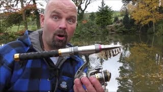 Lixada Telescopic Fishing Rod and Reel  REVIEW [upl. by Lattonia]