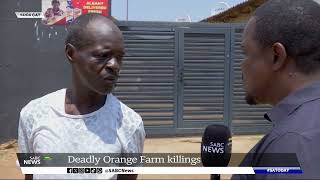 Orange Farm Shooting  Neighbours awakened by gunfire [upl. by Aimej]