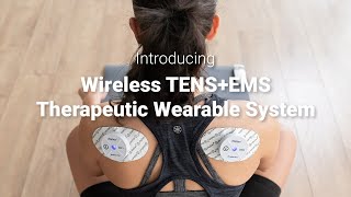 Wireless TENS  EMS Therapeutic Wearable System by iReliev® [upl. by Ymaral]