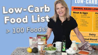 What Can You Eat on a Low Carb Diet Full Food List [upl. by Edik978]