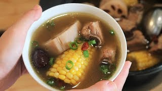 Pork Ribs w Lotus Root Soup Recipe [upl. by Gnaig]