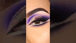 I Tried Festival Purple Eye Makeup💜 makeup makeuptutorial eyemakeup shorts youtube [upl. by Dora271]