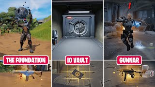 All Bosses Mythic Weapons amp Vault Locations Guide  Fortnite Chapter 3 Season 1 [upl. by Feeley]