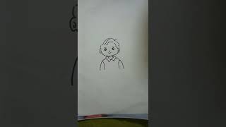 Easy boy drawing drawing art artdrawing [upl. by Emili]