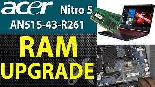 How to Upgrade RAM in an ACER Nitro 5 AN51543R261 Laptop [upl. by Irodim]