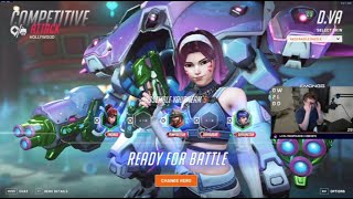 18000 DMG DVA POV EMONGG INSANE Gameplay ft POTG Season 13 OW2 [upl. by Ribak]