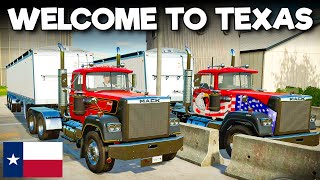 WELCOME TO TEXAS  BIG FLATS TEXAS  Farming Simulator 22  Episode 1 [upl. by Ylrebmik]