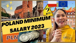 MINIMUM WAGE IN POLAND 2023 [upl. by Wanids]