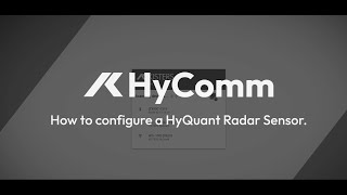 How to configure HyQuant using HyComm [upl. by Audette]