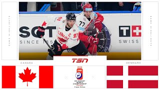 Denmark vs Canada FULL HIGHLIGHTS  2024 Mens World Hockey Championships [upl. by Anaud]