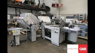 2005 Heidelberg Stahlfolder Ti 52 4 4 paper folding machine for sale in UK Gab Supplies Ltd [upl. by William355]