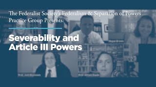 Severability and Article III Powers [upl. by Dabney933]