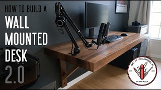 Build a Wall Mounted Desk 20 [upl. by Eryn901]