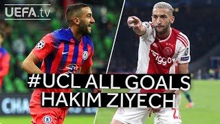 All UCL Goals HAKIM ZIYECH [upl. by Arhez]