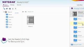 Using NETGEAR ReadyCLOUD PC App sync files and folders from PC to ReadyNAS [upl. by Kciredohr]