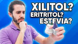 Xilitol Eritritol Stevia e Outros O Melhor Adoçante na Low Carb  Quantos Carboidratos Possuem [upl. by Hyacinth95]