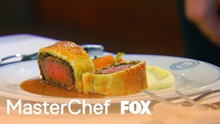 Contestants Try Gordons Beef Wellington  Season 6 Ep 9  MASTERCHEF [upl. by Nazay202]