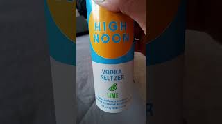 HIGH NOON VODKA SELTZER REVIEW alcohol vodka seltzer 2024 [upl. by Nothgiel]