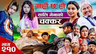 साली भेनाको चक्कर II Garo Chha Ho II Epi 210 II July 8 2024 II Begam Nepali II Karuna II Nawina [upl. by Alarice204]