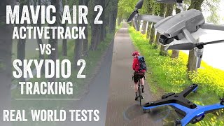 DJI Mavic Air 2 Active Track vs Skydio 2 Tested amp Footage [upl. by Treiber]