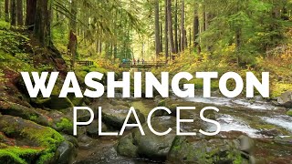 10 Best Places to Visit in Washington State  Travel Video [upl. by Obed]