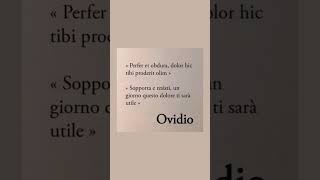 letteratura citazioni frasi poesia massime ovidio ovidio [upl. by Cesar]