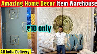 मात्र ₹10 से  Cheapest Wallpaper Louver Tiles Sheet Panels in Delhi  Wholesale Home Decor Item [upl. by Loise]