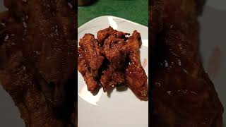 Korean Fried Chicken Wings with Gochujang soy garlic sauce [upl. by Nylime]